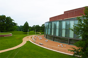 Exterior view of the Touhill Performing Arts Center